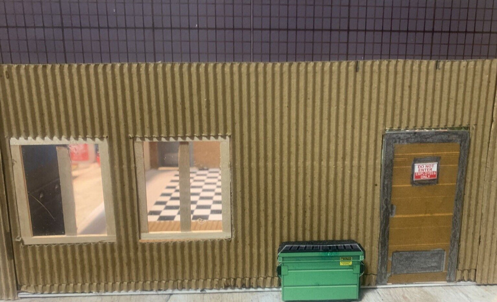 Built from Scratch “Handmade” 1/24 Scale Diorama Art Piece – “Needs More Work”