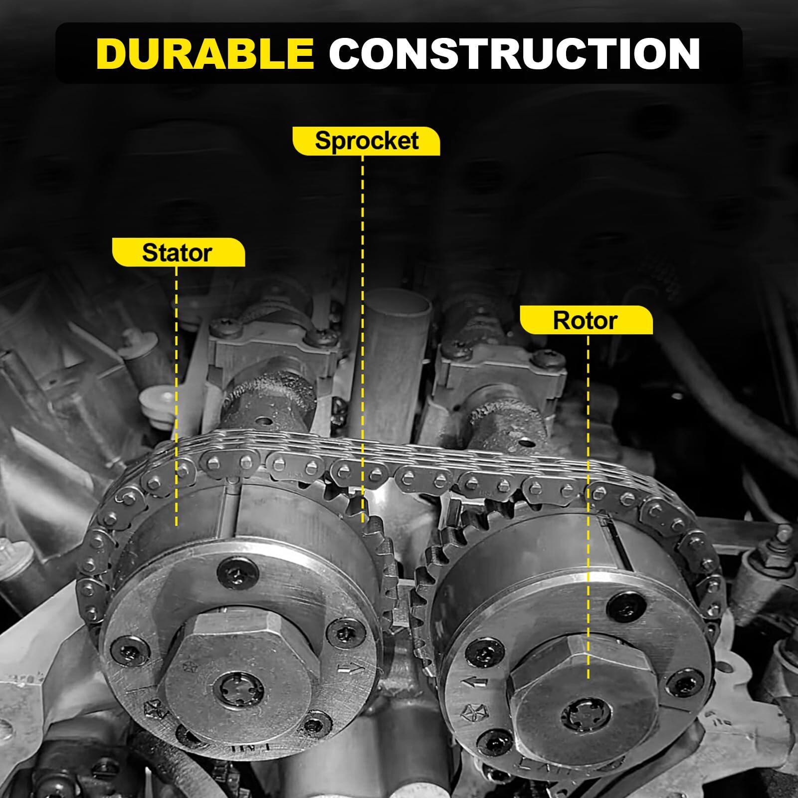 4Pcs Intake & Exhaust Variable Valve Timing Sprocket for Chrysler Dodge Jeep Ram