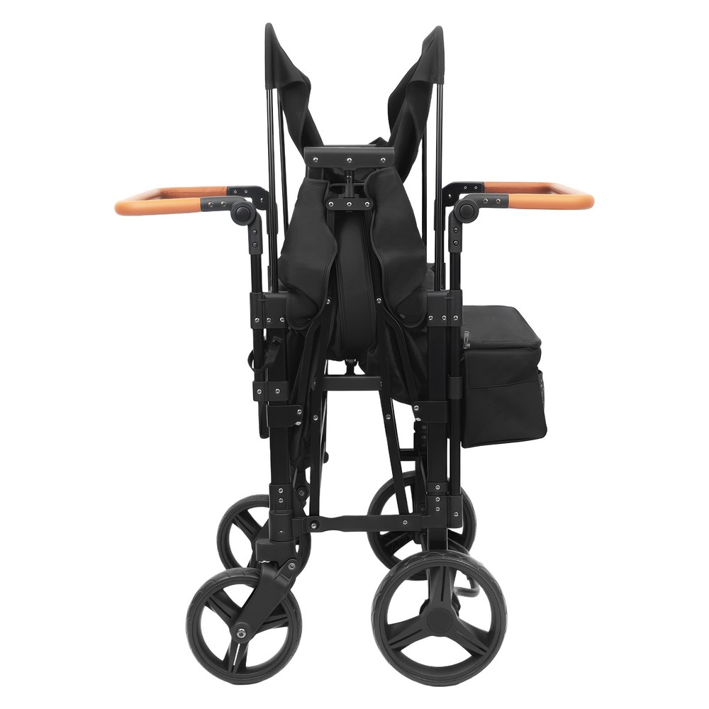 Adjustable 4-Seats Stroller Wagon, Collapsible & Easy to Maneuver