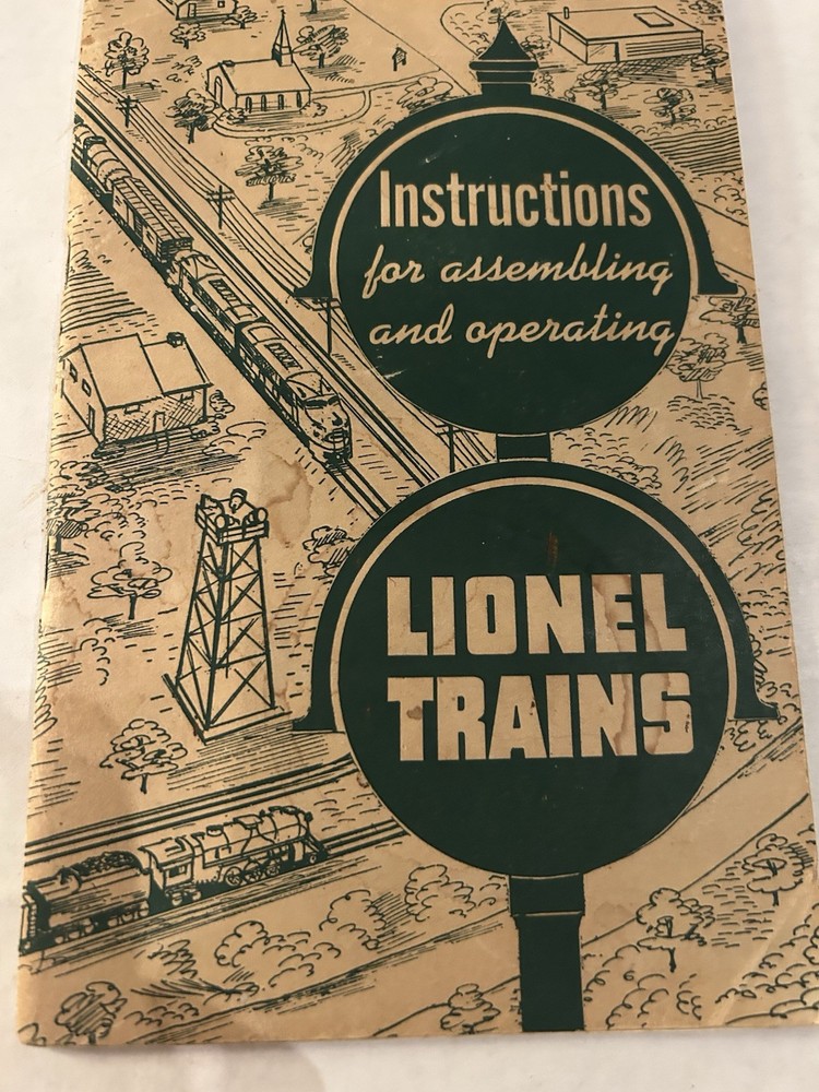 Instructions For Assembling and Operating Lionel Trains - 1951