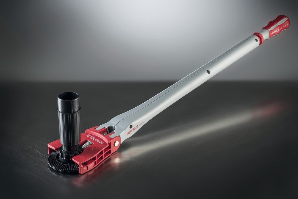 Häfele AXILO Cabinet Leveling Tool Set 26" Red/Silver Interchangeable Heads