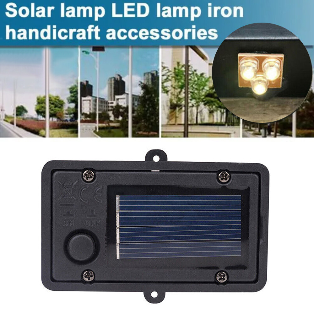 Garden Solar Powered Replacement Rectangular LED Light Box for Lantern Lamp
