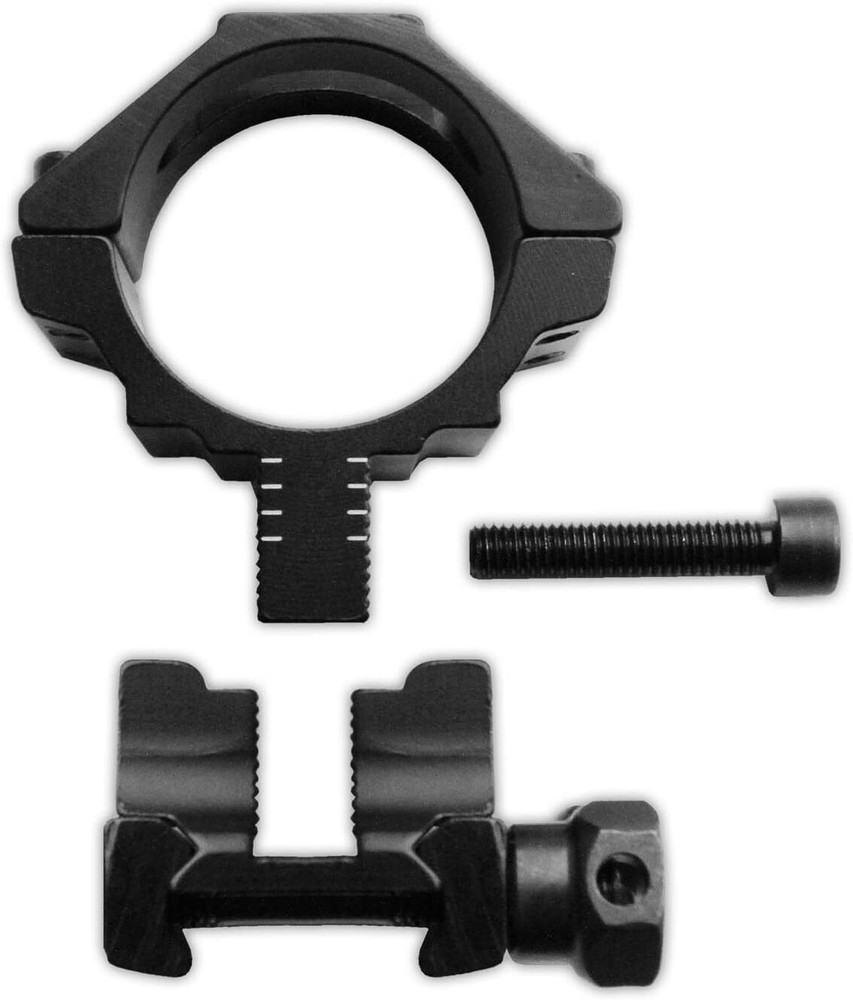 2Pcs Precision Adjustable Height Dovetail Scope Rings 25.4mm/30mm Base Mount