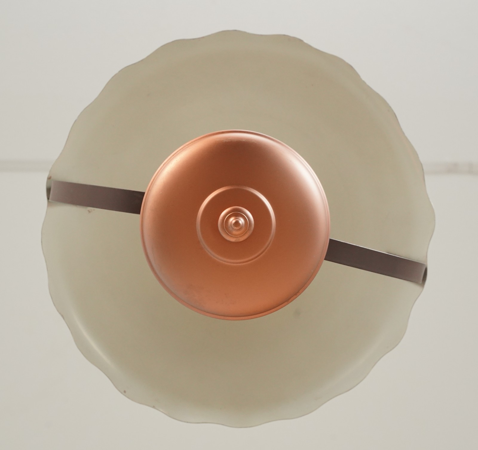 Vintage Copper Plated Steel Rustic Pendant Light