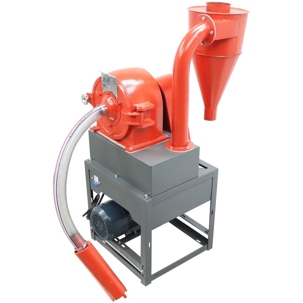220V Multifunctional Crushing Machine Grain Mill Grinder Pulverizer w/ 2 Screens