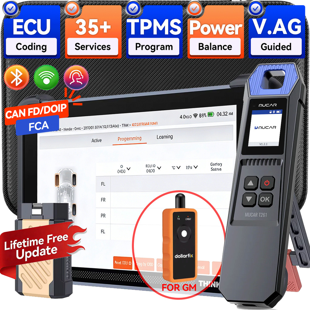 ThinkScan Scanner 689BT TPMS Combos OBD2 Scanner Diagnostic Tool Tire Programmer