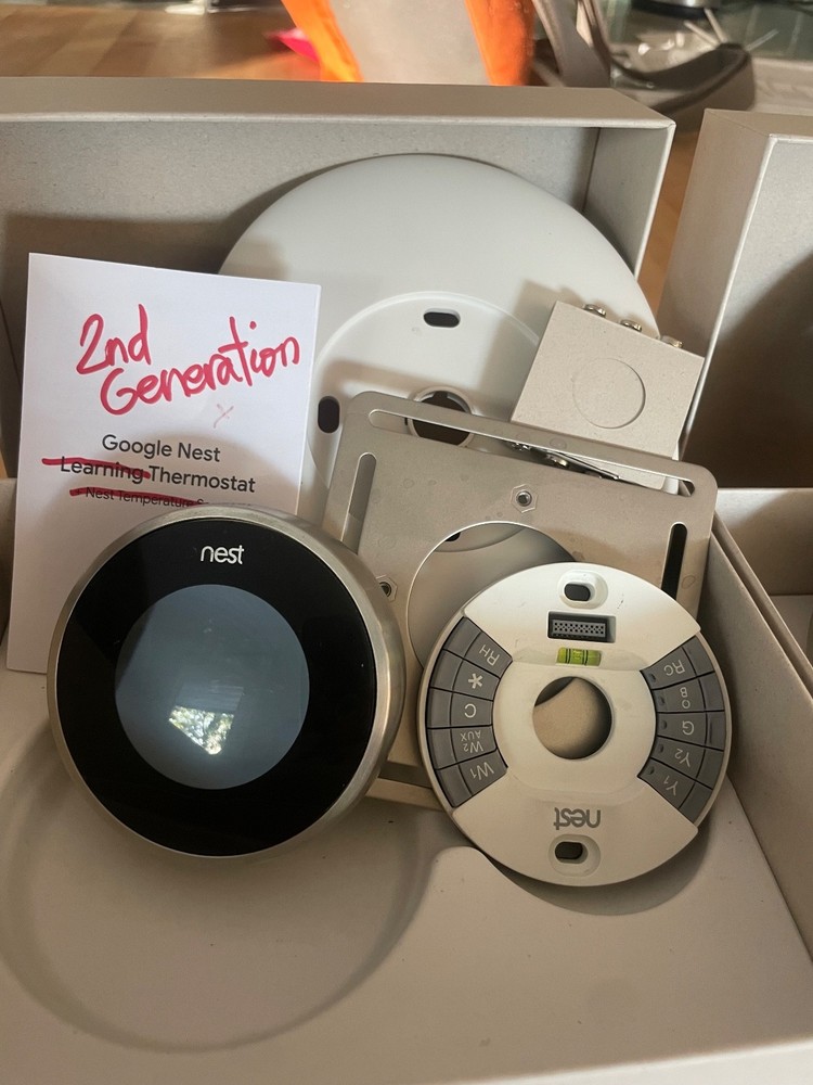 3 (THREE) Google NEST Thermostat 2nd Generation Programmable