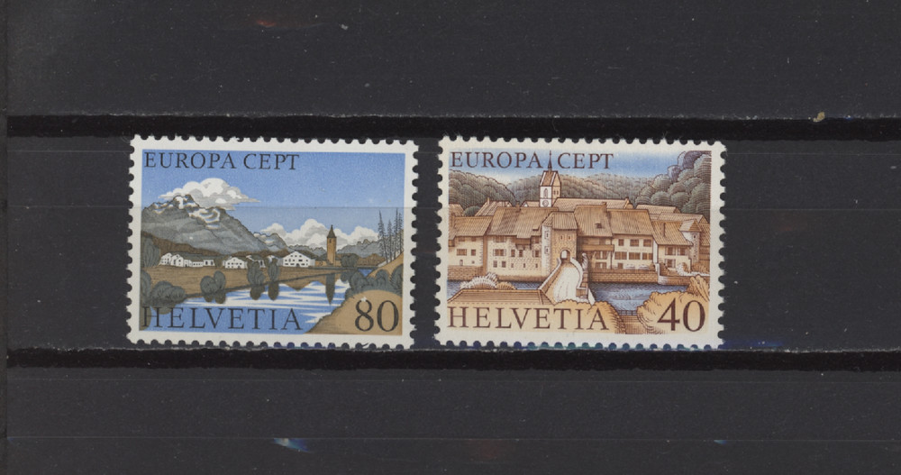 s57560 SWITZERLAND 1977 MNH** Europe 2v