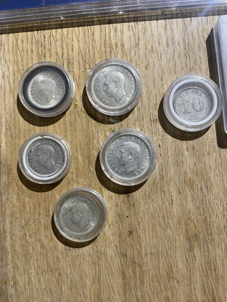 Silver Lot. Us Mint Set, 1800s Foreign & More