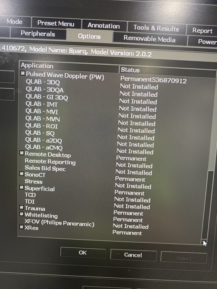 Philips Sparq Ultrasound System