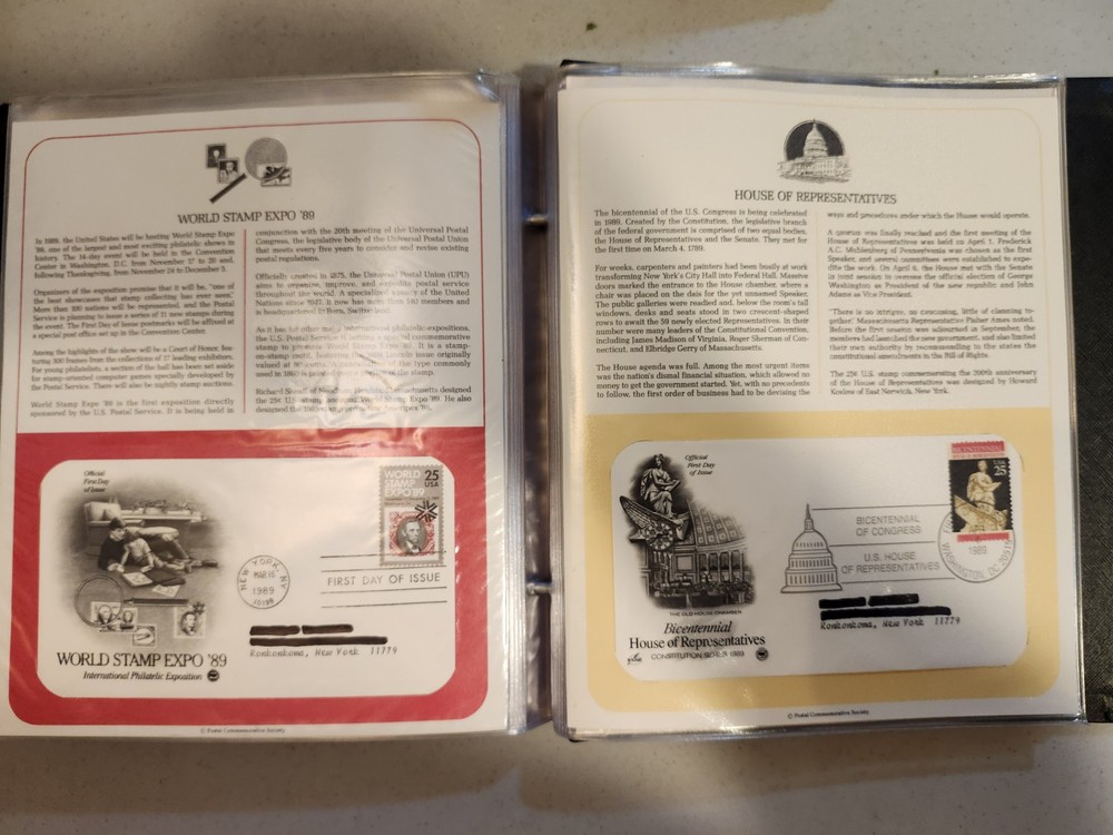 1989 FIRST DAY COVERS COMPLETE SET RARE GREAT CONDITION!!!