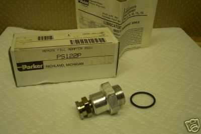 PARKER MODEL PS122P REMOTE FILL ADAPTER ASSEMBLY NEW