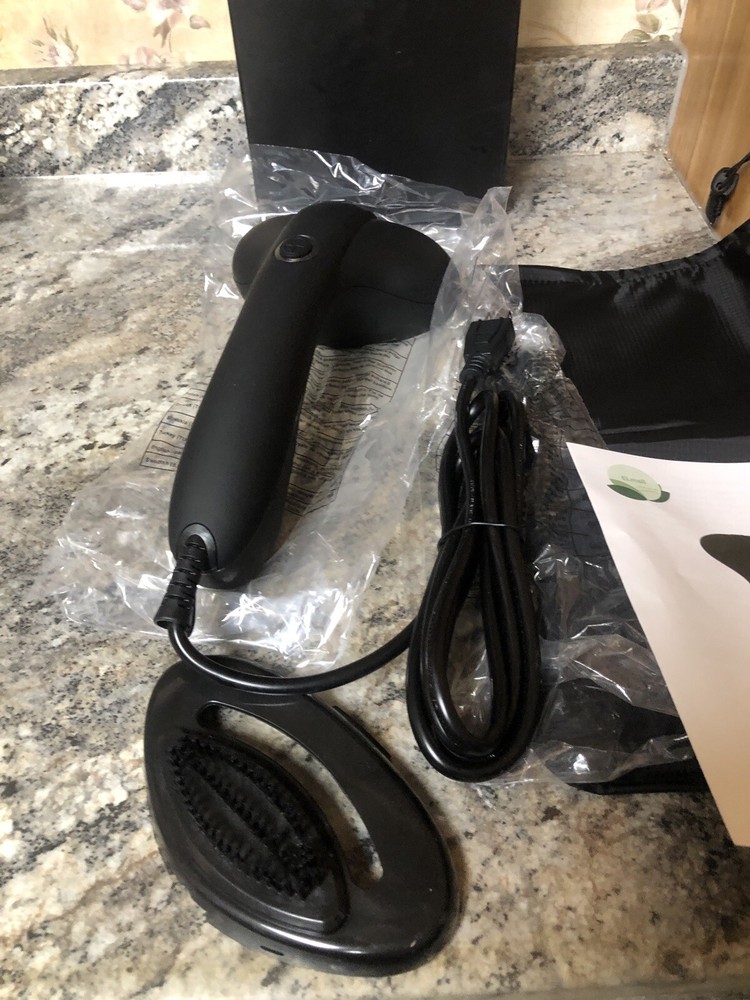 Open Box SteamerPro Professional Handheld Garment Steamer Black