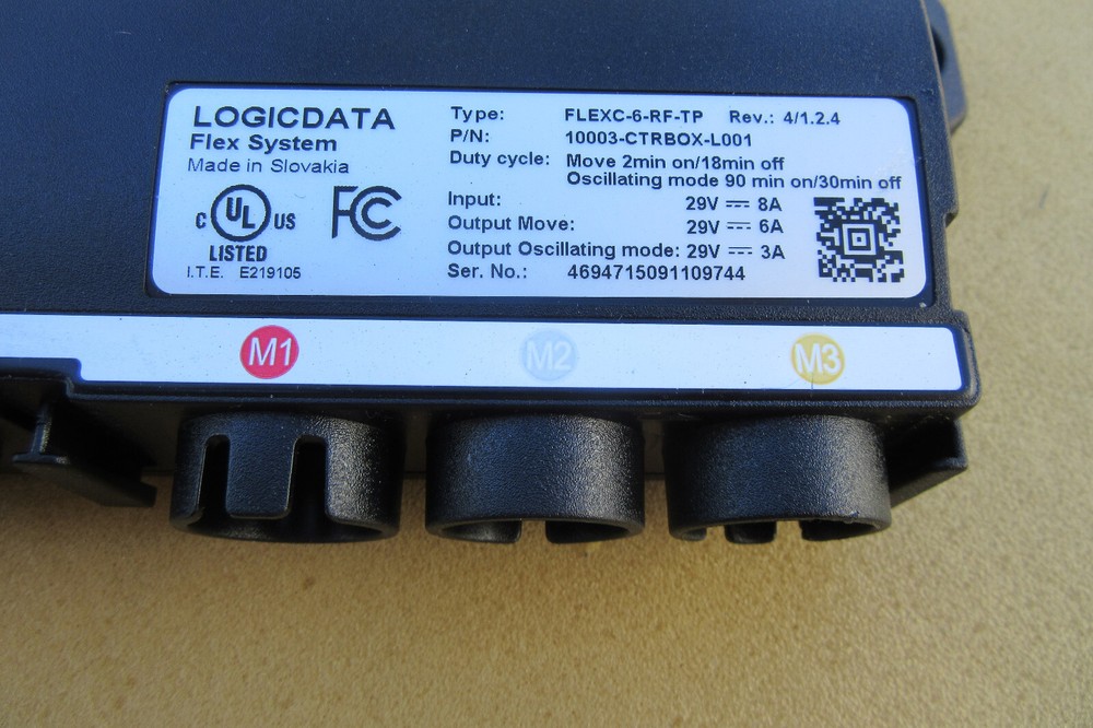 Tempur-Pedic Ergo Premier Logic Data Flex System Control Box 10003-CTRBOX-L001 .