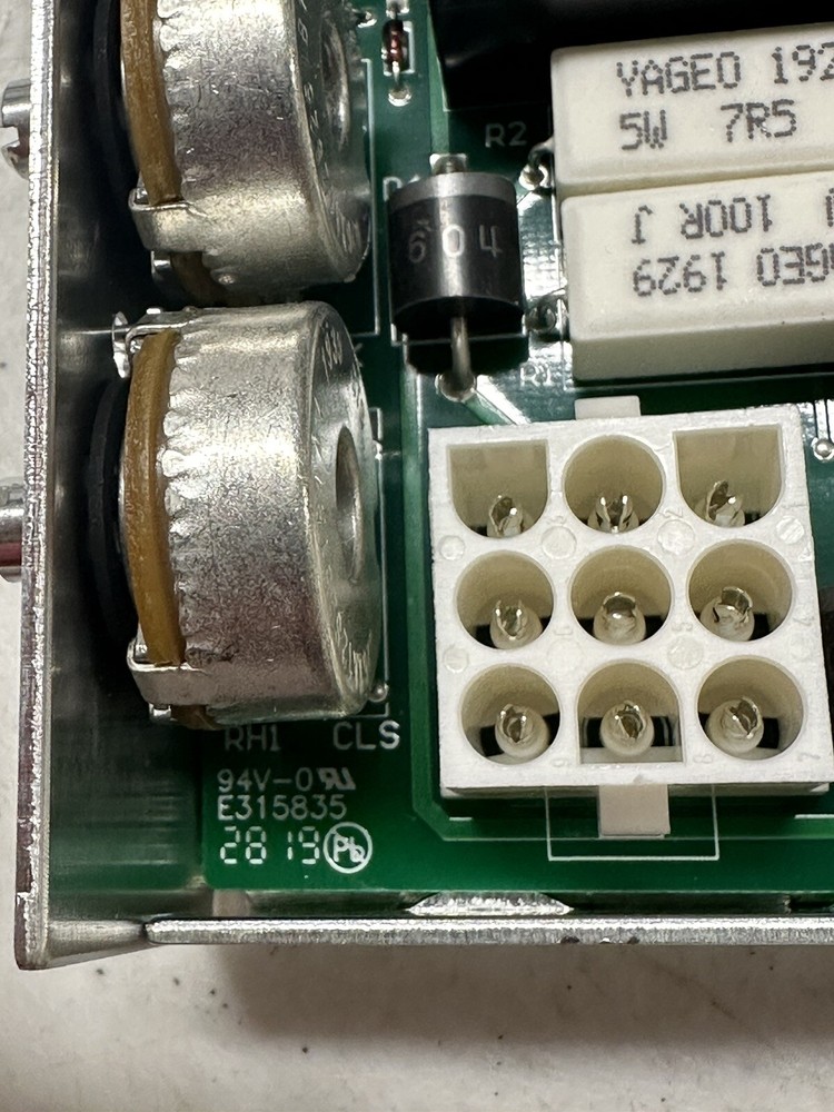 Close Speed Control Module 9 Pin Connector E315835