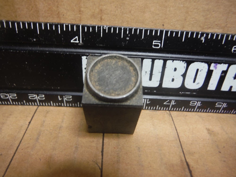 Vintage letterpress printing block