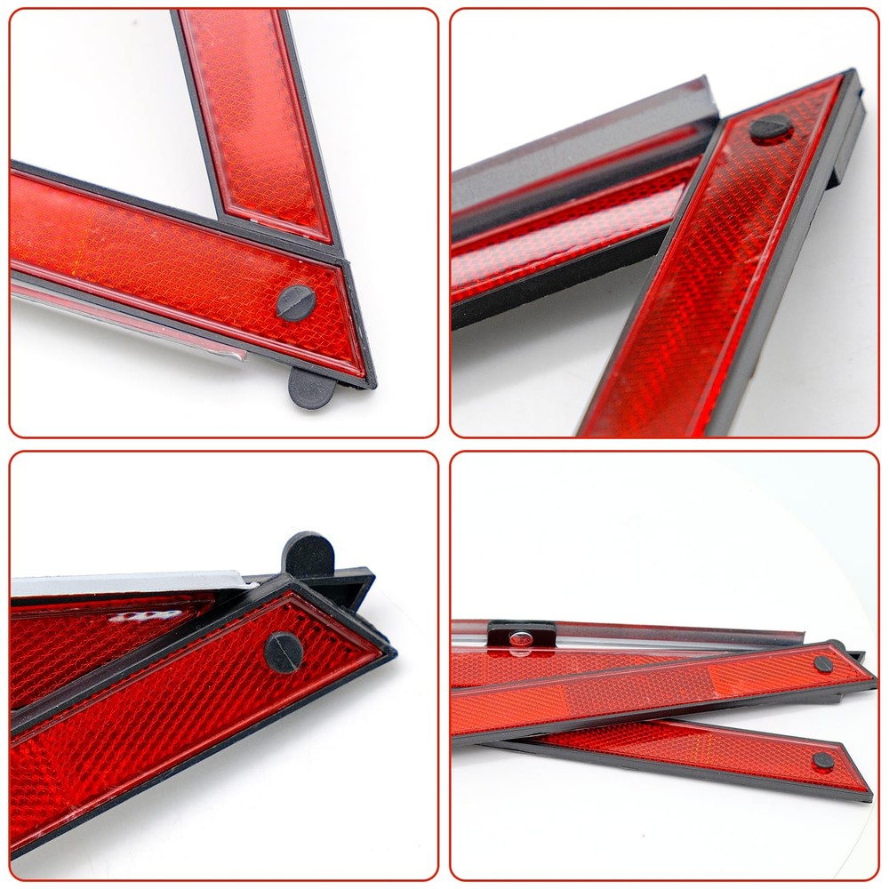 Warning Triangle Vehicle, Degree Reflective Warning Triangle, Collapsible Car Warning...