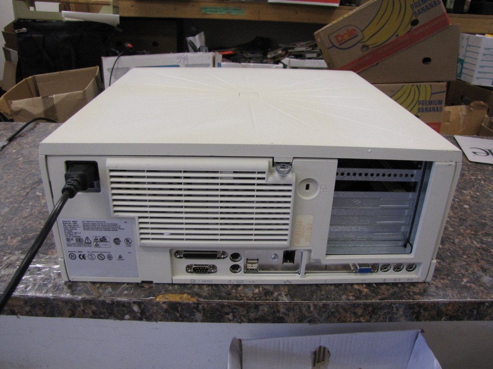 Vintage Dell Optiplex GXi DCM Retro Desktop Computer - Powers on