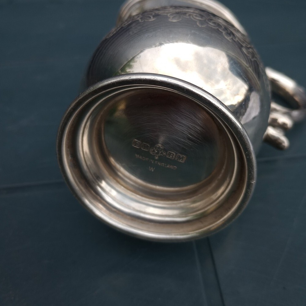 Antique English Silver Plate Pitcher EPBM / Lidded Pitcher 5"