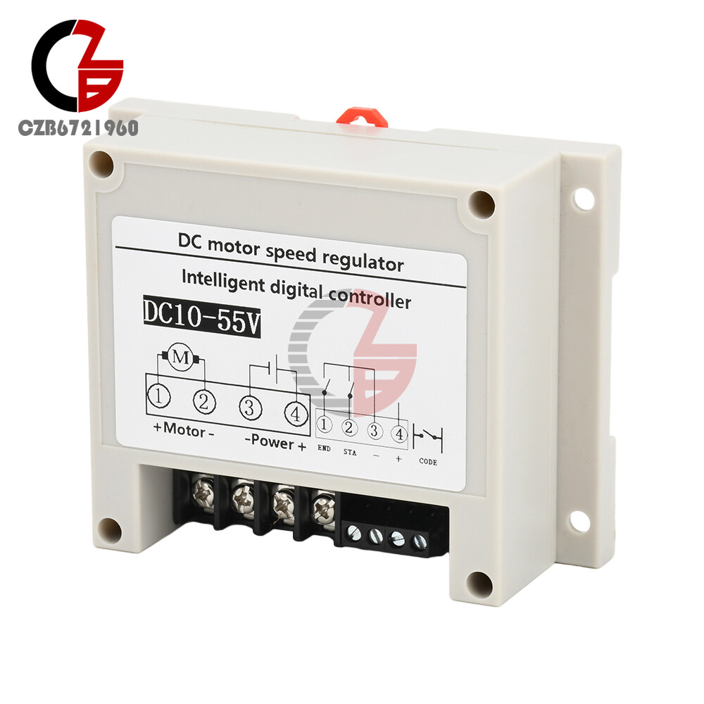 DC 10V-55V 30A Intelligent Brush Motor Speed Controller Display Remote Control