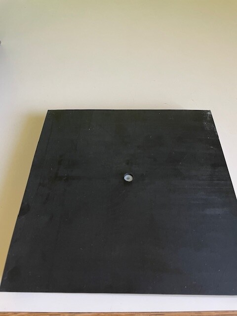 5X9 bell jar with vacuum plate