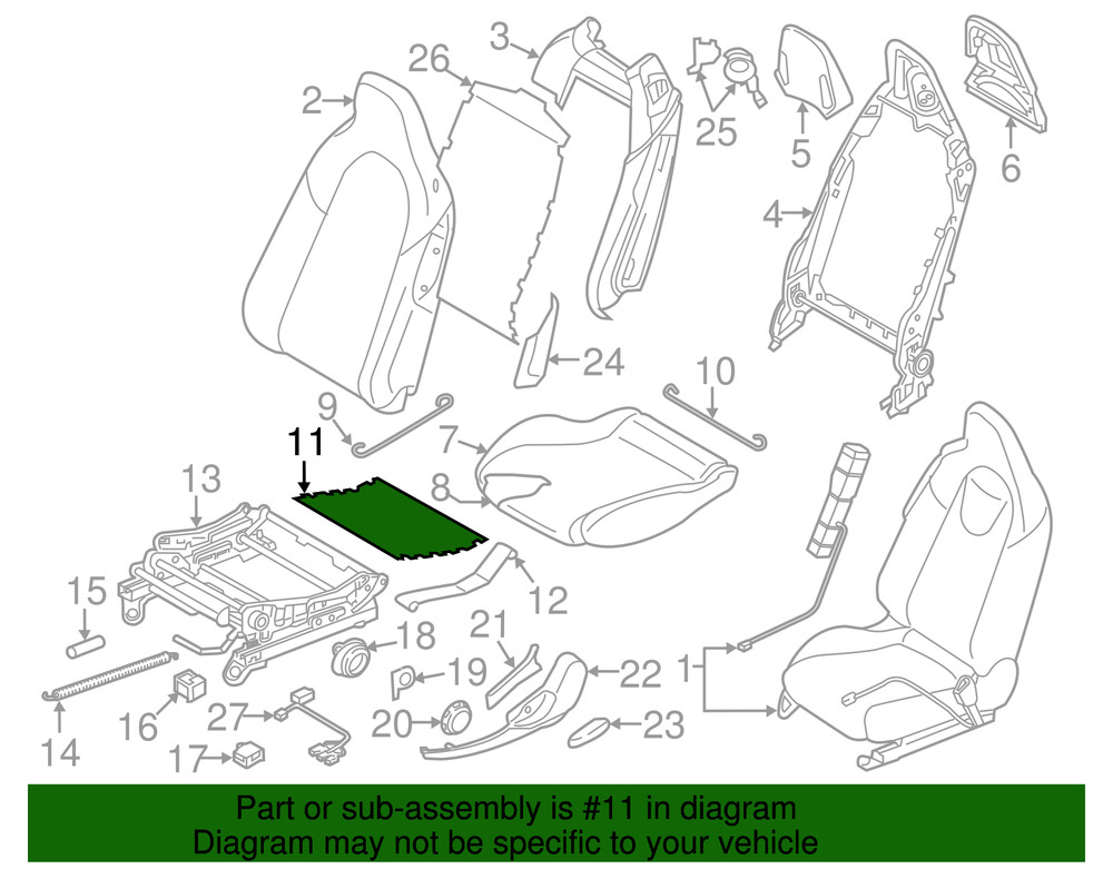 Genuine Mazda Lower Support N243-88-196