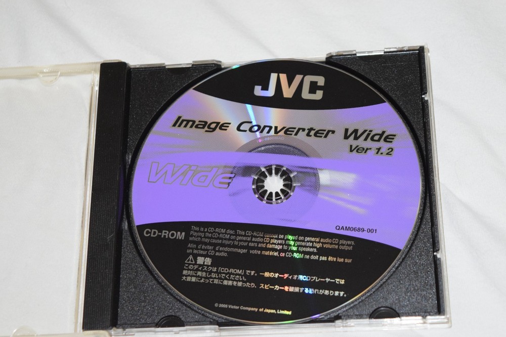JVC USB Driver CD-ROM Driver Software for Windows - Rare, Hard to Find Disc