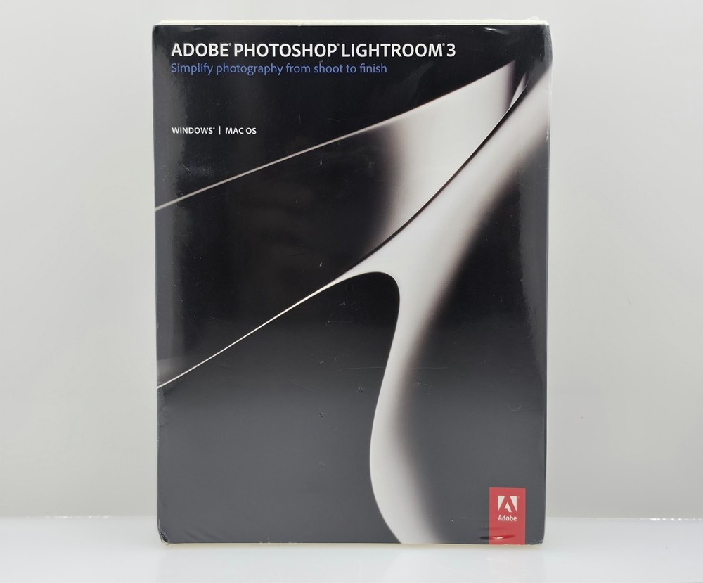NEW Adobe Photoshop Lightroom 3 Full Retail Version WIN/MAC - Sealed