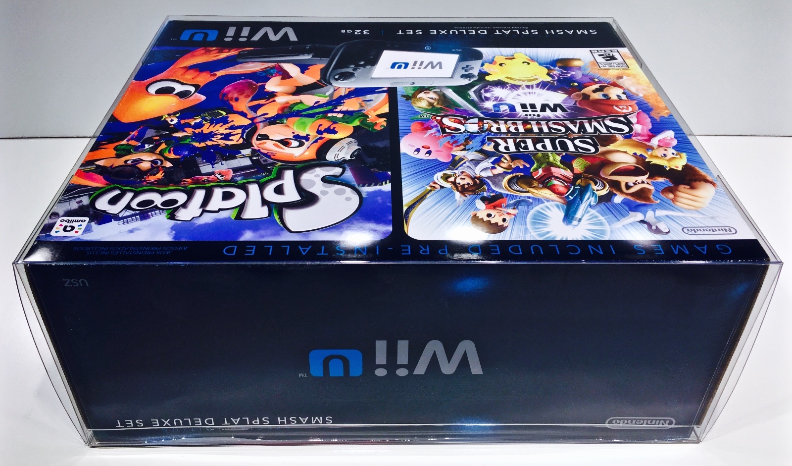 1 Clear Console Box Protector For Most Wii U Console Boxes Read! Nintendo