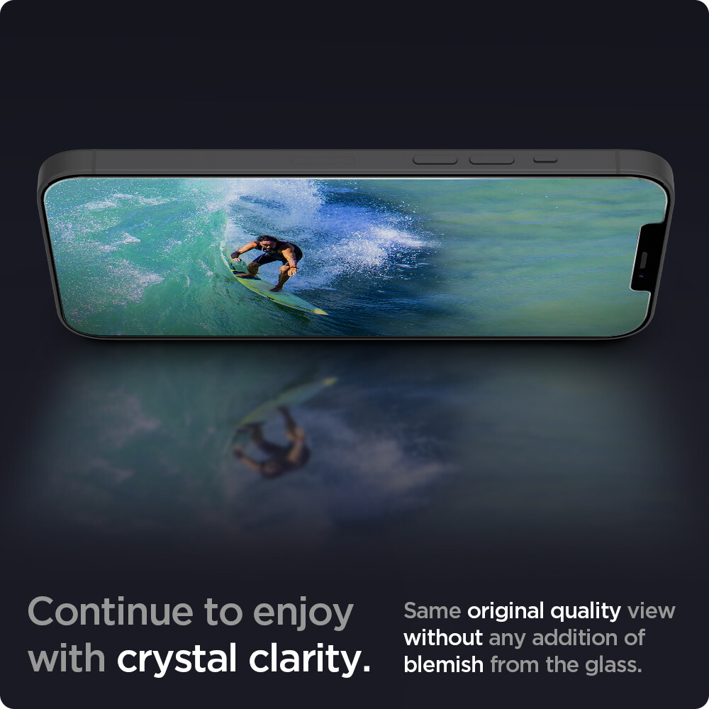 iPhone 12 Pro Max / Pro / 12 / Mini Screen Protector Spigen [GLAStR EZ FIT]