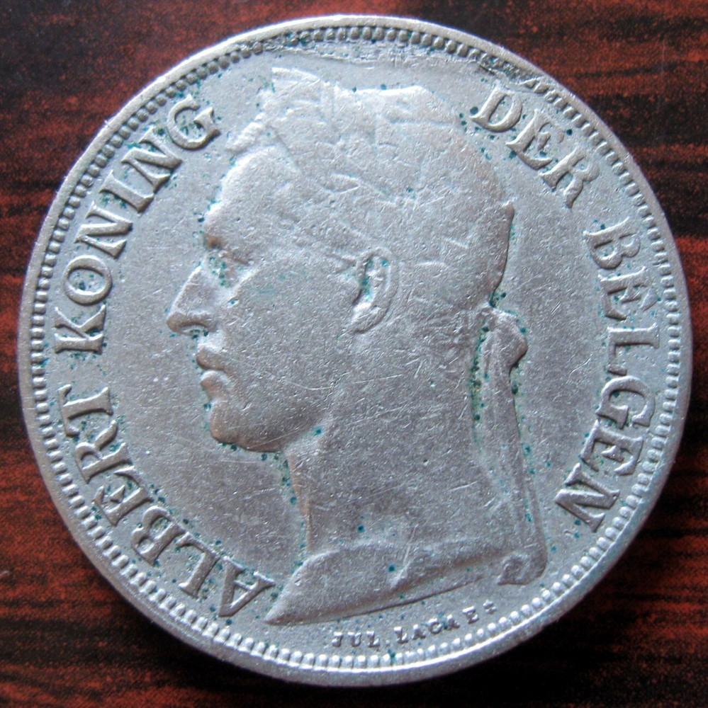 BELGIAN CONGO - FRANC 1926 KM# 21