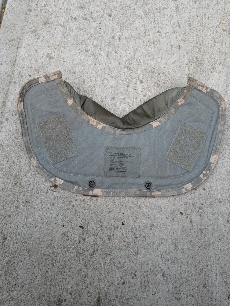 Improved Outer Tactical Vest Yoke/ Collar Back Assembly, Snaps Multicam/ OCP