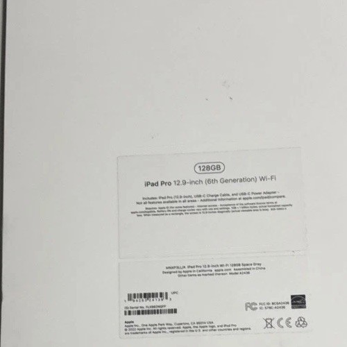 Empty Box Ipad Pro 12.9 Inch Six Generation Empty Box