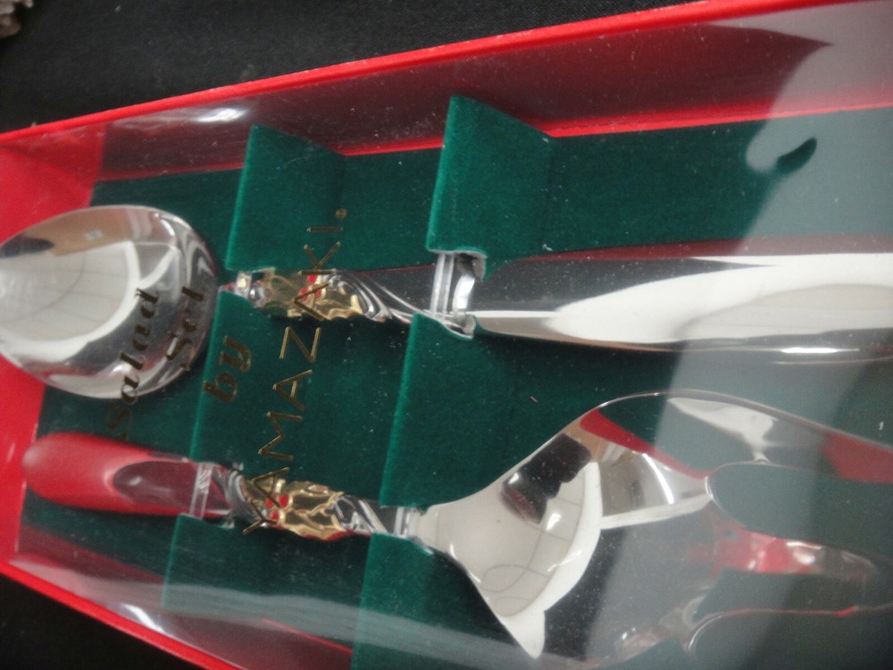 YAMAZAKI TABLEWARE HOLIDY BOUQUET 2peice Salad Set
