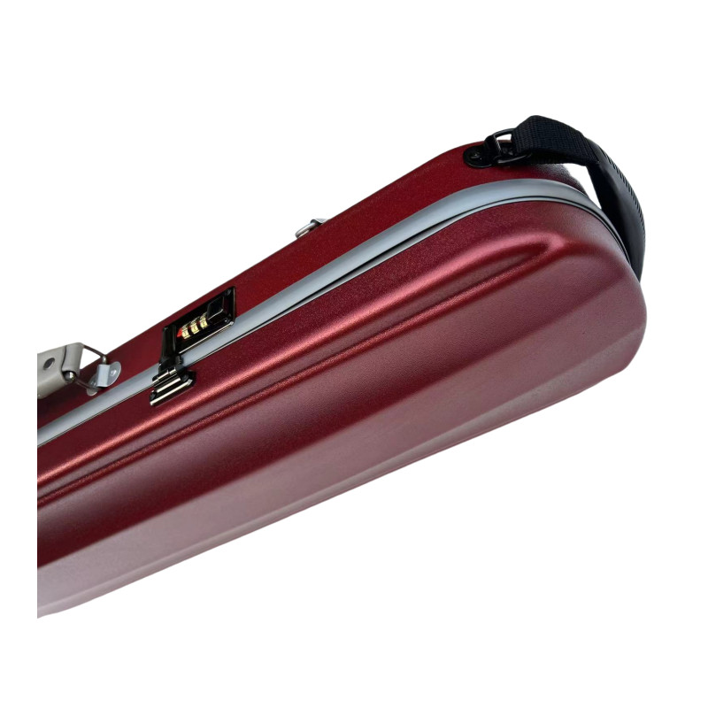 High-grade 4/4 Violin Case Abrazine dark red Compound material, with coded lock