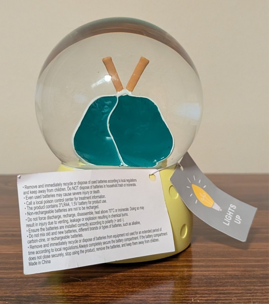 Pickleball Light Up Sparkling Globe
