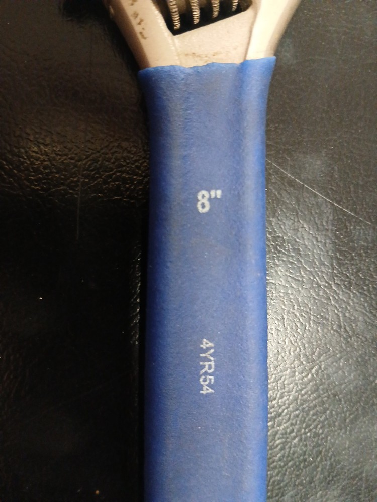 Westward Adjustable Wrench 8" 4YR54