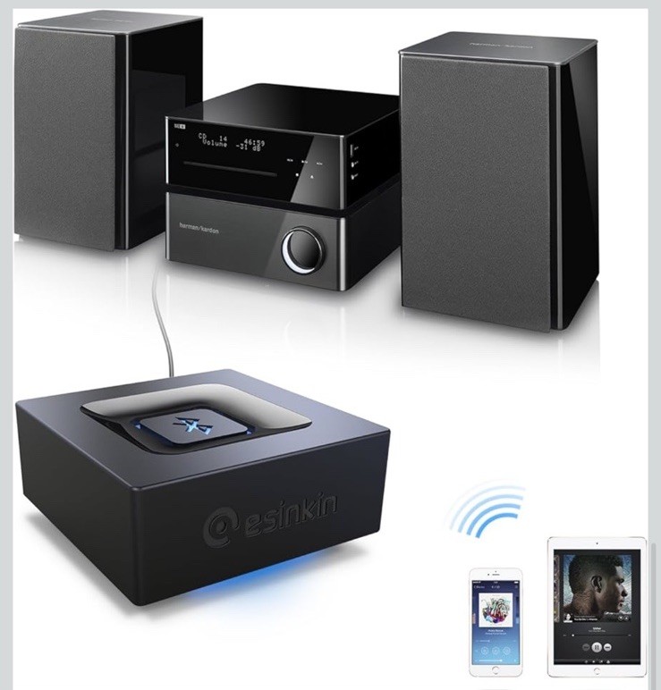 Wireless Bluetooth Audio Adapter for Music Streaming