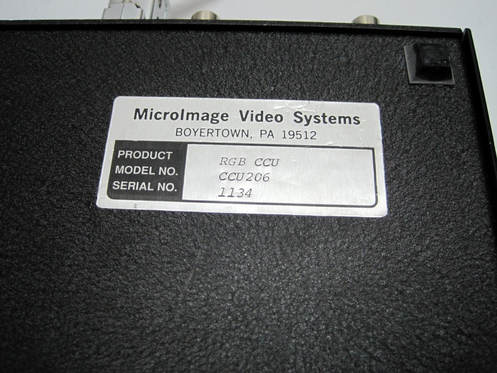 Microimage Video Systems CCU206 RGB Camera Control Unit