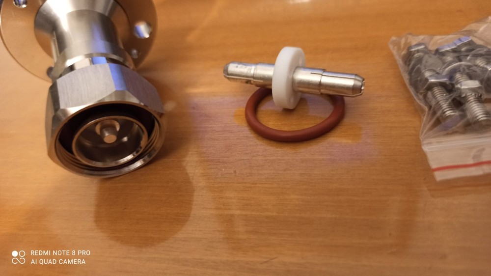 RF CONNECTOR ADAPTER - FROM FLANGE EIA 7/8” TO DIN 7/16 MALE