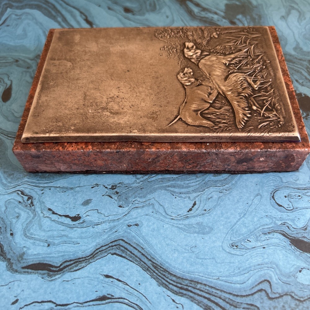 Antique Russian Silver Table Paperweight