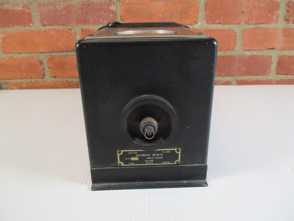 Vintage M.C. Jones Electronics Wattmeter ME-82/U Meter Untested