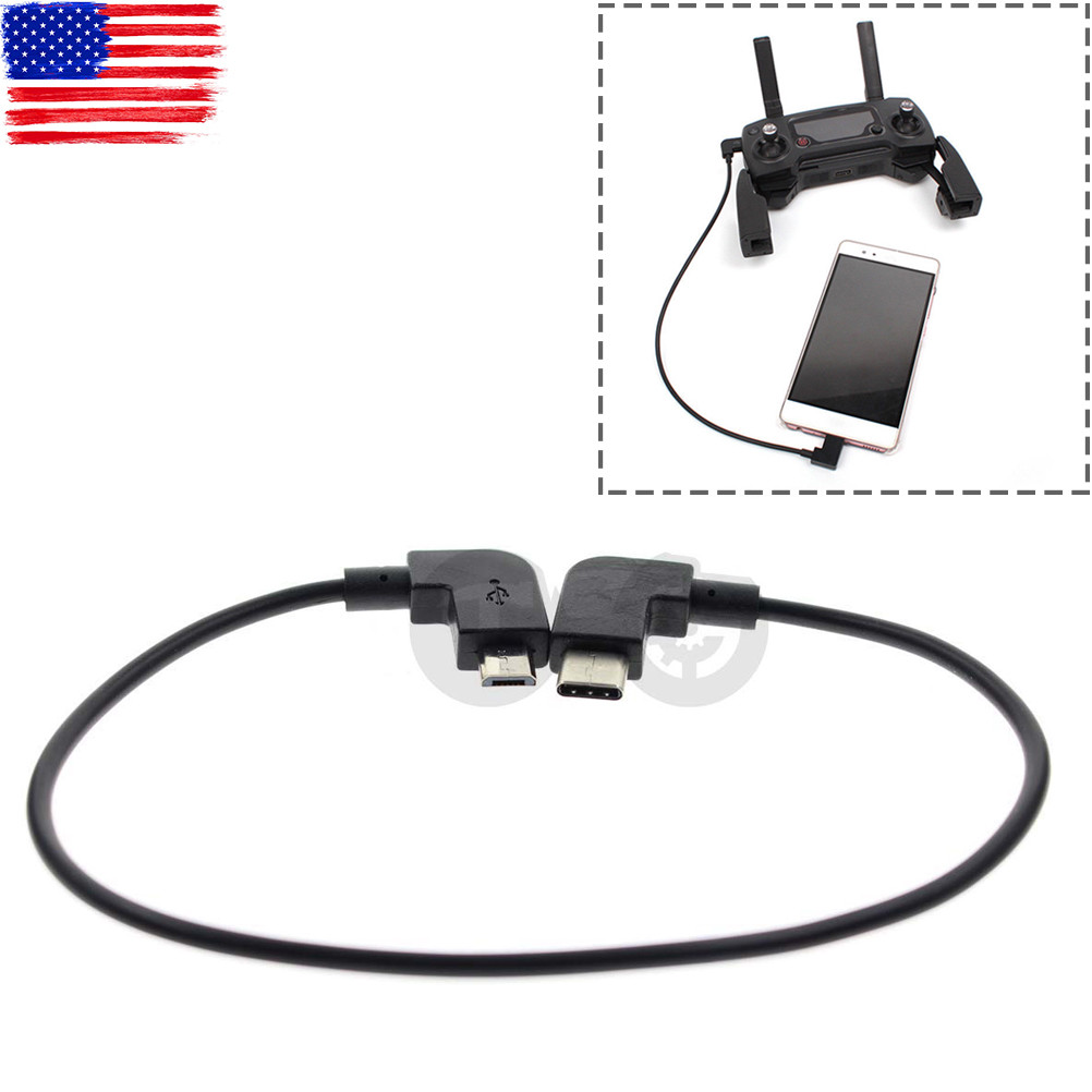 Cable for DJI MAVIC PRO AIR Drone Remote Controller RC to Type-C USB Phone