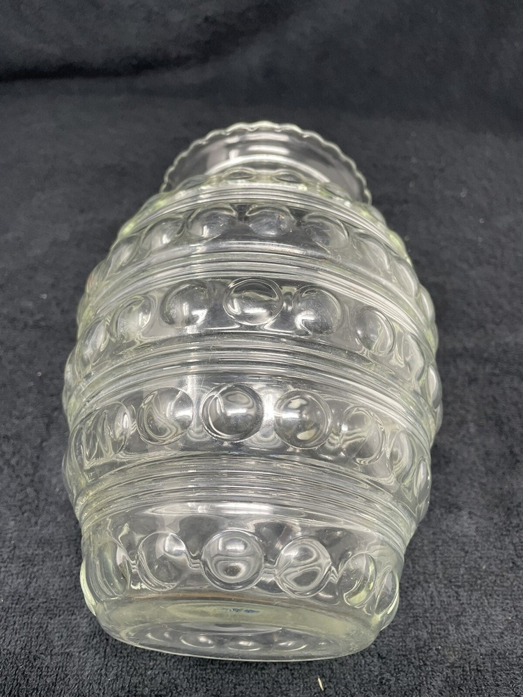 Ring And Bubble 8 Inch Clear Vase