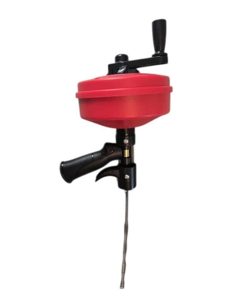 Drain Snake Handle Spin Type  Auto Feed Into Pipe for 3/4" - 1-1/2" up to 25'