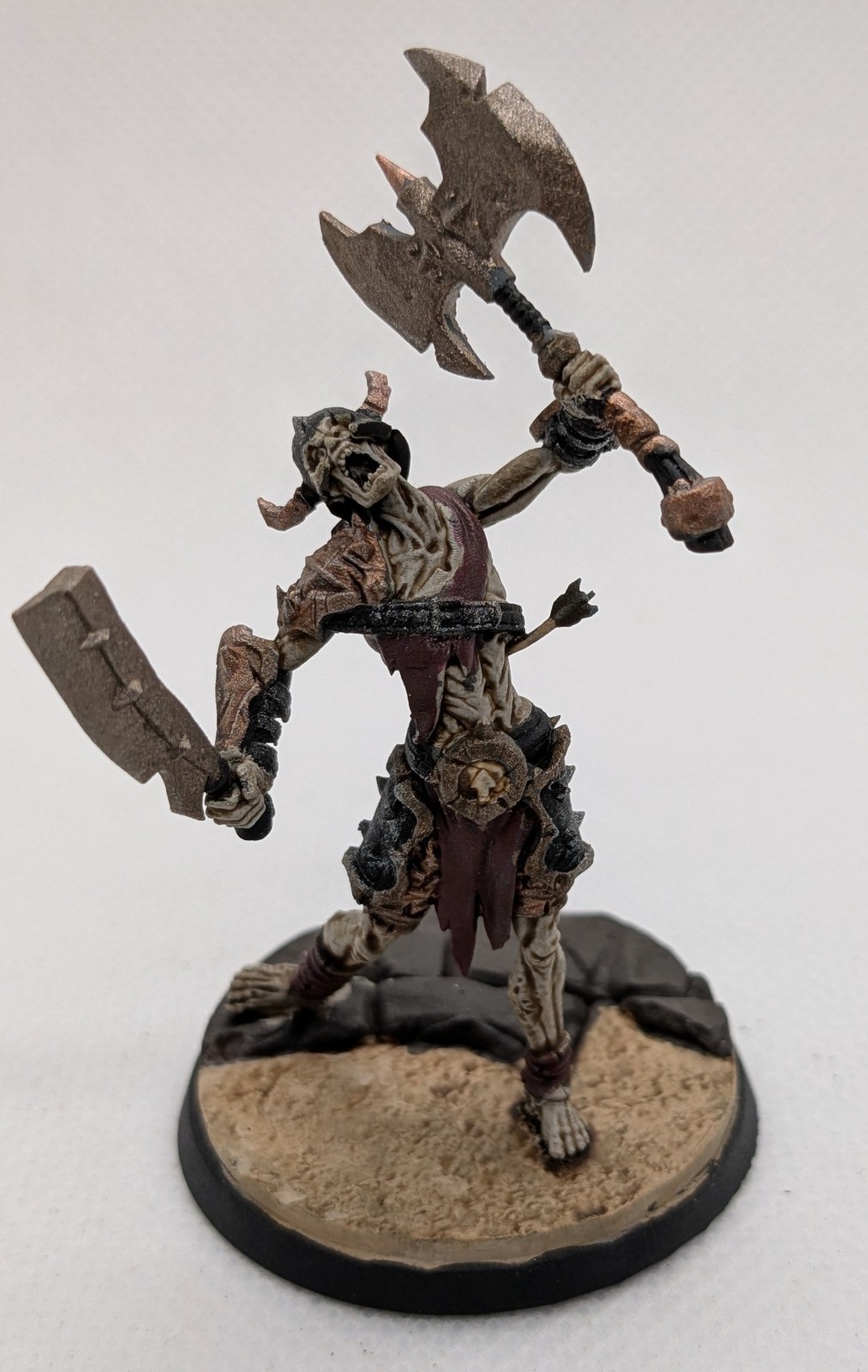 Dungeons and Dragons 32mm Zombie Miniature Painted