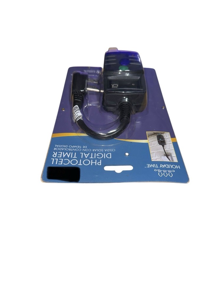 New Photocell Digital Timer Holiday Time
