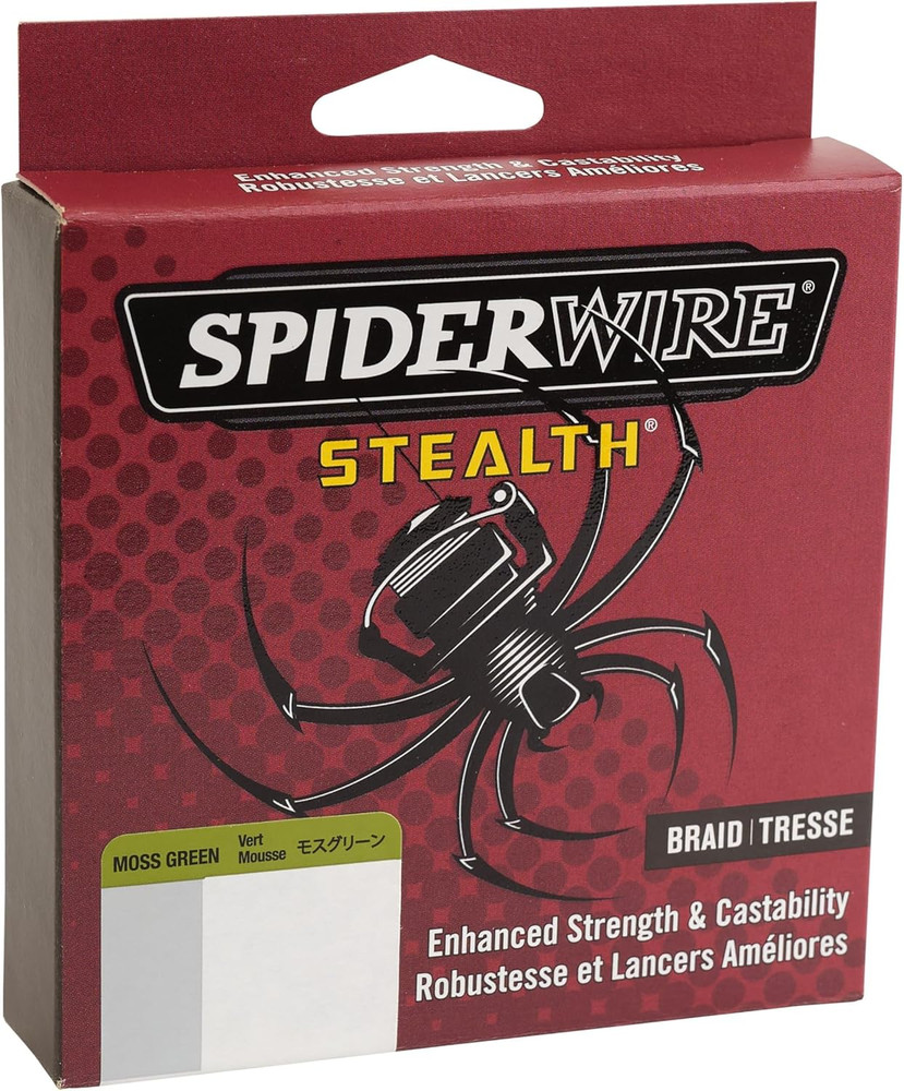 Spiderwire Stealth Braid 15lb Break Strength 200 Yards