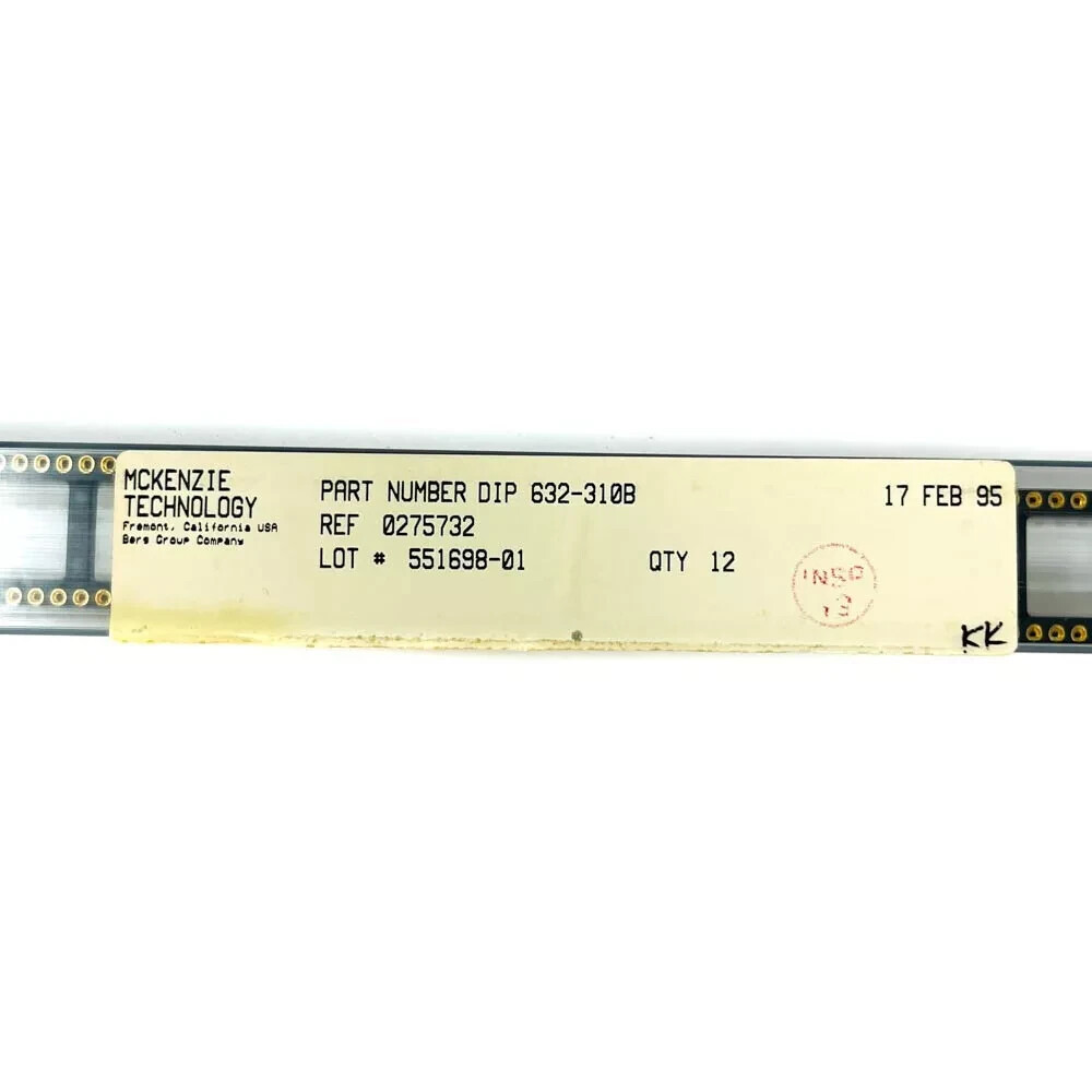 McKenzie Technology IC Socket DIP 632-310B 32 Position 12 pcs Pack
