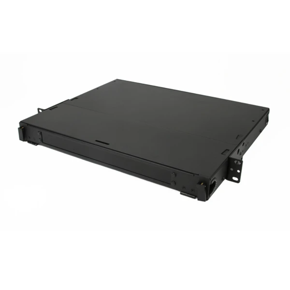 Fiber Rackmount Panel Front Panel Covered 12 LC OM3 MM 10 Gigabit